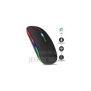 Rechargeable Bluetooth 5.0wireless Mouse +2.4 Wireless Mouse