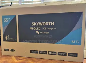 Skyworth 55 Inches Qled Frameless Tv With Bluetooth