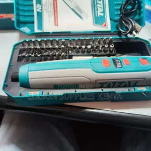 Total 42pcs Cordless Screwdriver 4V Variable Speed + Bits