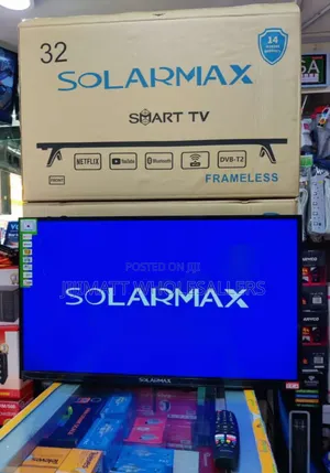 Solar Max 32inches Smart Android Tv Frameless With Bluetooth