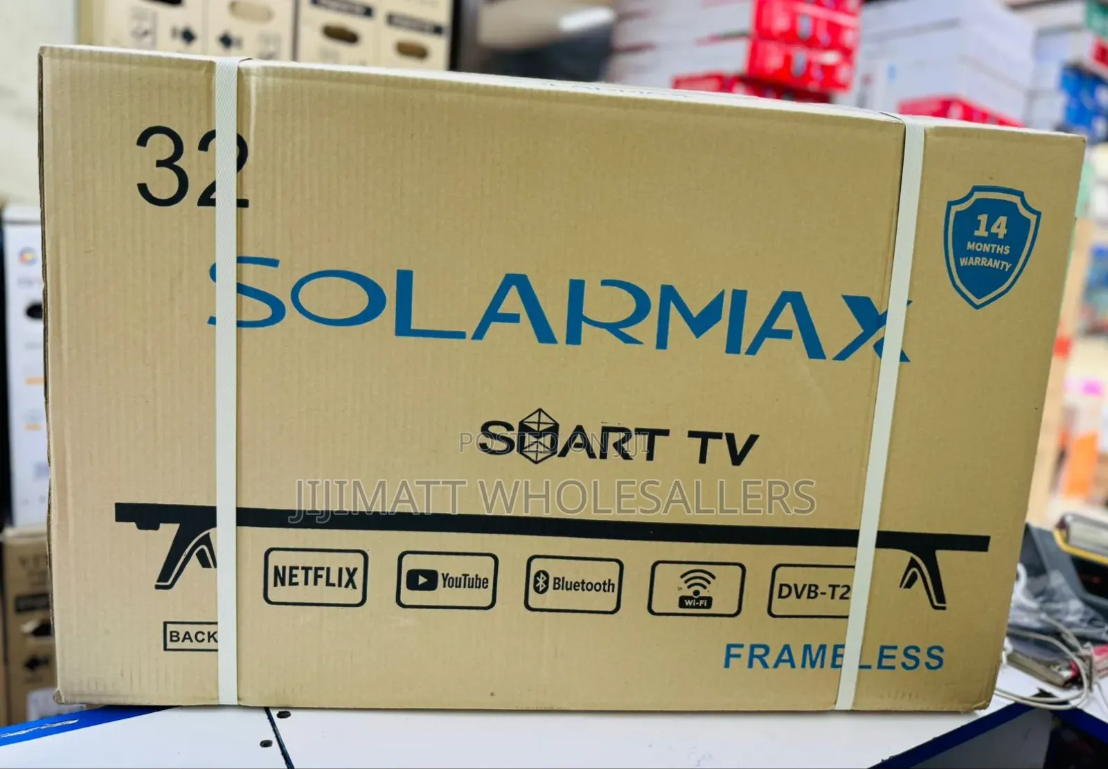 Solar Max 32inches Smart Android Tv Frameless With Bluetooth
