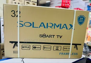 Solar Max 32inches Smart Android Tv Frameless With Bluetooth