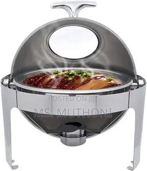 6L Executive Classy Heavy, Stainless Steel Round Roll Top