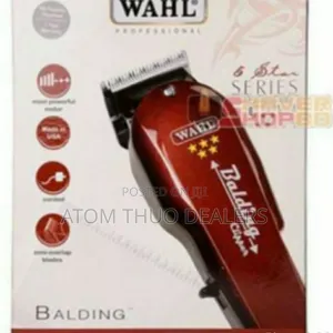 Maroon Balding Electric Wahl Shaver