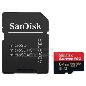 Sandisk 64gb Extreme Pro Micro Sd Card for Drones and Camera