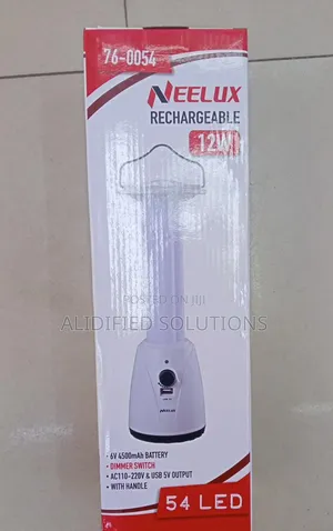 Neelux Rechargeable Lantern< 12w Emergency Lamp