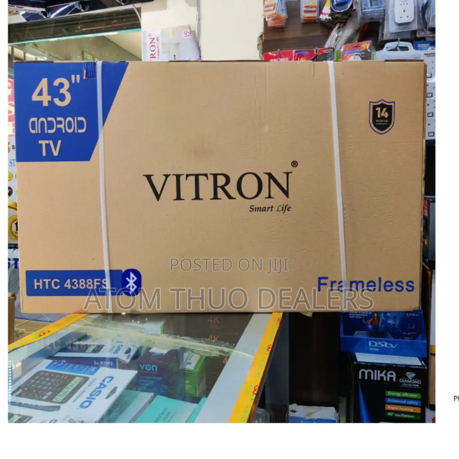 Vitron 43" Smart Android Frameless With Bluetooth