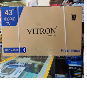 Vitron 43" Smart Android Frameless With Bluetooth