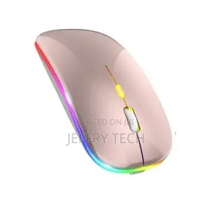 Rechargeable Wireless Mouse 2.4ghz Ultra Slim-White