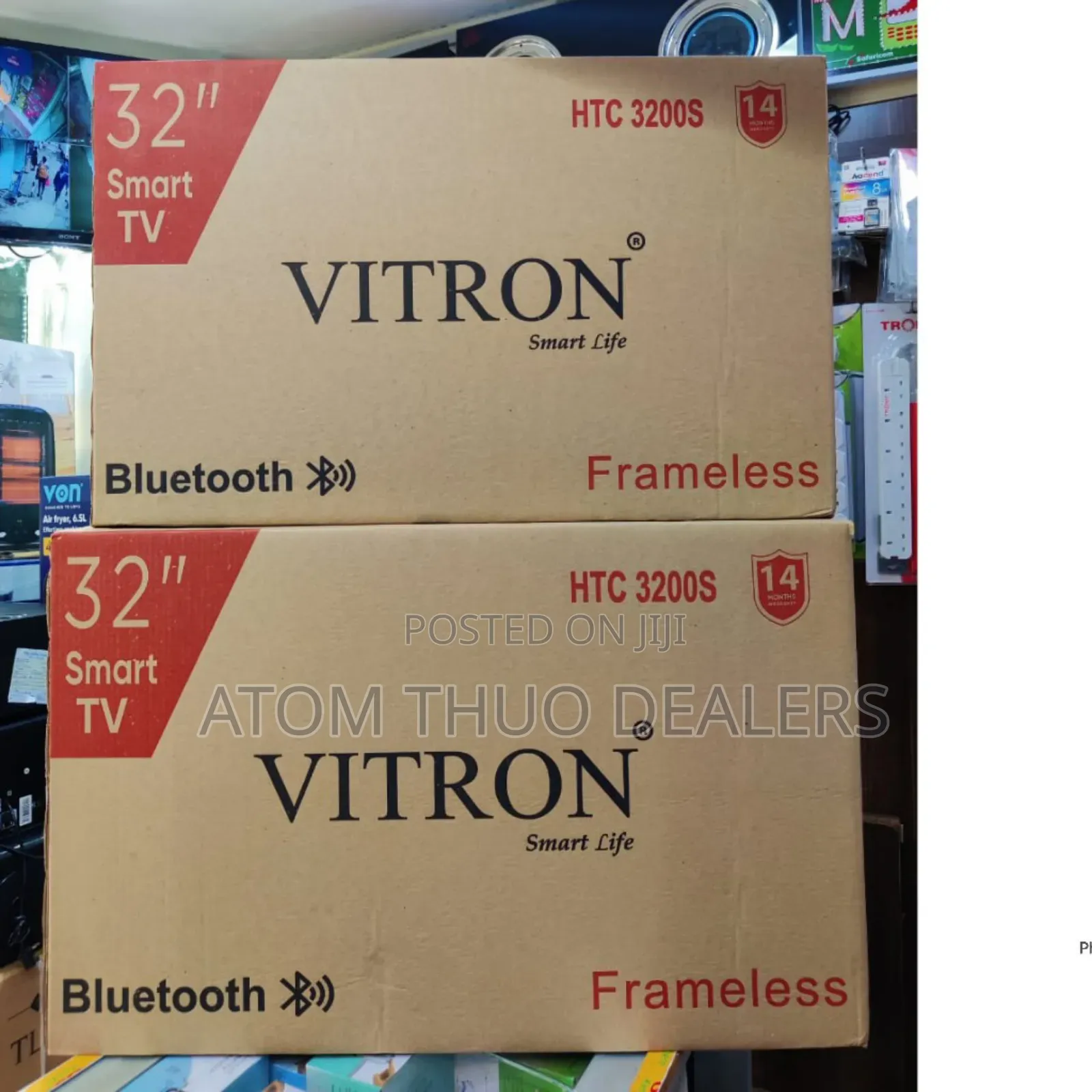 Vitron 32"Smart Android Frameless With Bluetooth