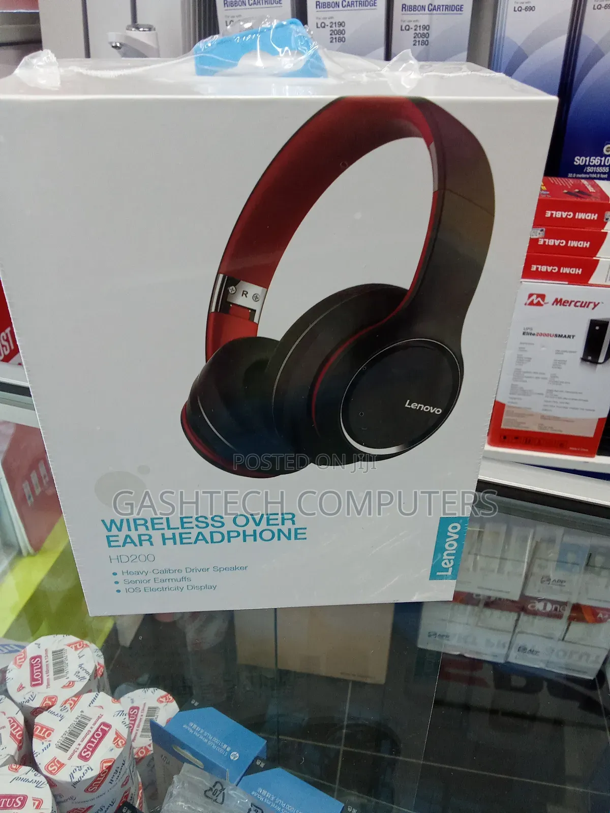 Wireless Hd200 LENOVO Headphones
