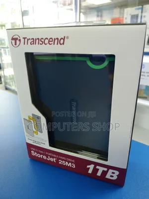 1 Tb Transcend External Hard Drive