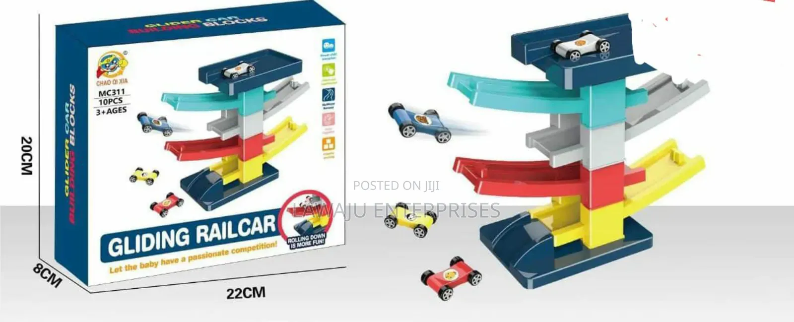 8 Layer Car Parking Lot Game