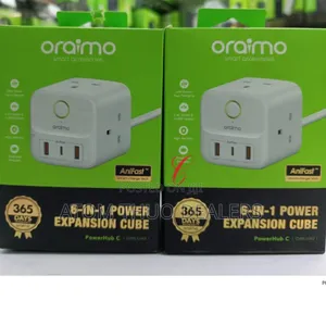Oraimo Power Hub CU342 6 in 1 Power Expansion Cube
