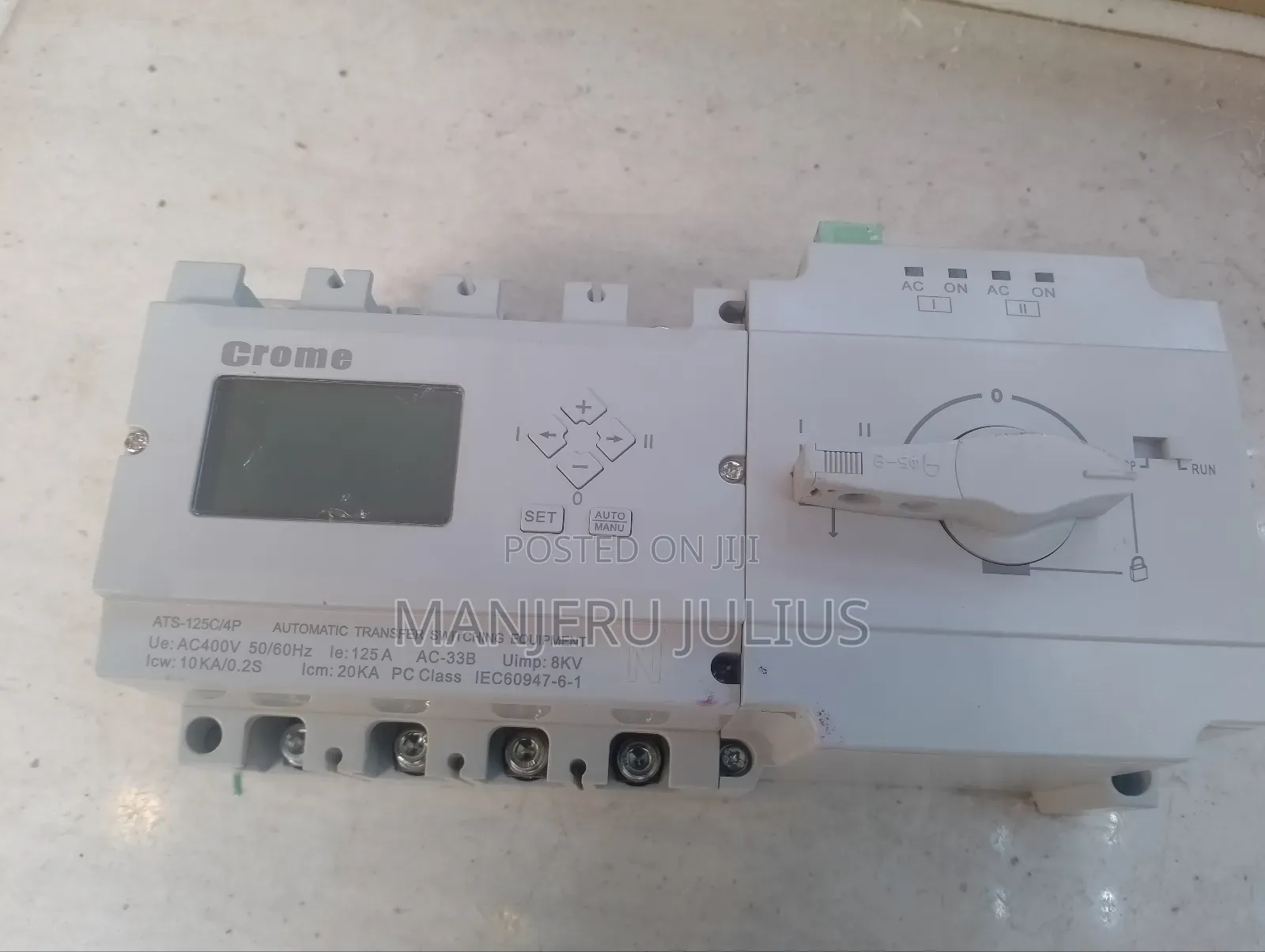 250amps Automatic Changeover