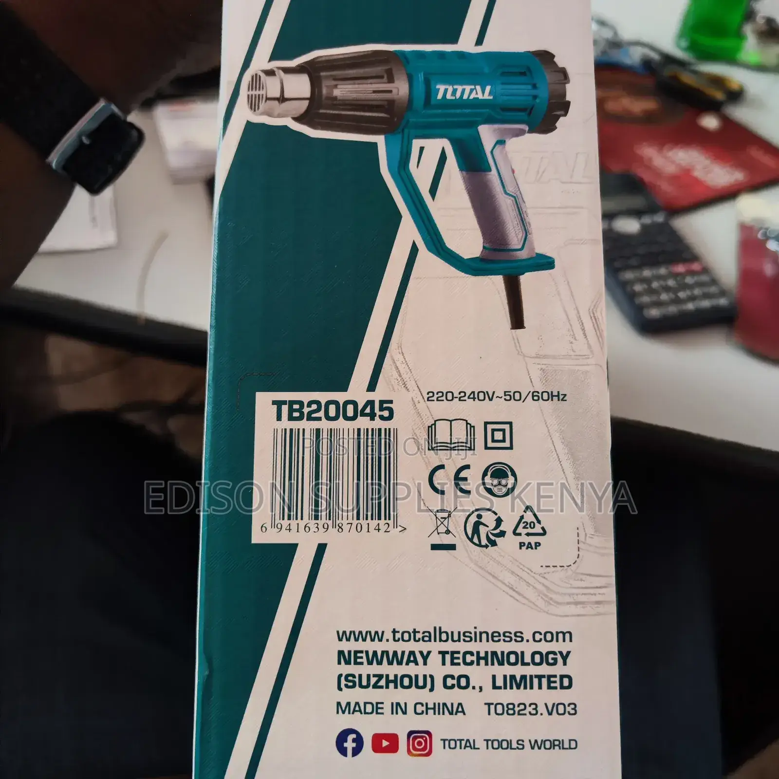 Total Heat Gun Variable Temperature Adjustment Rotating Dial