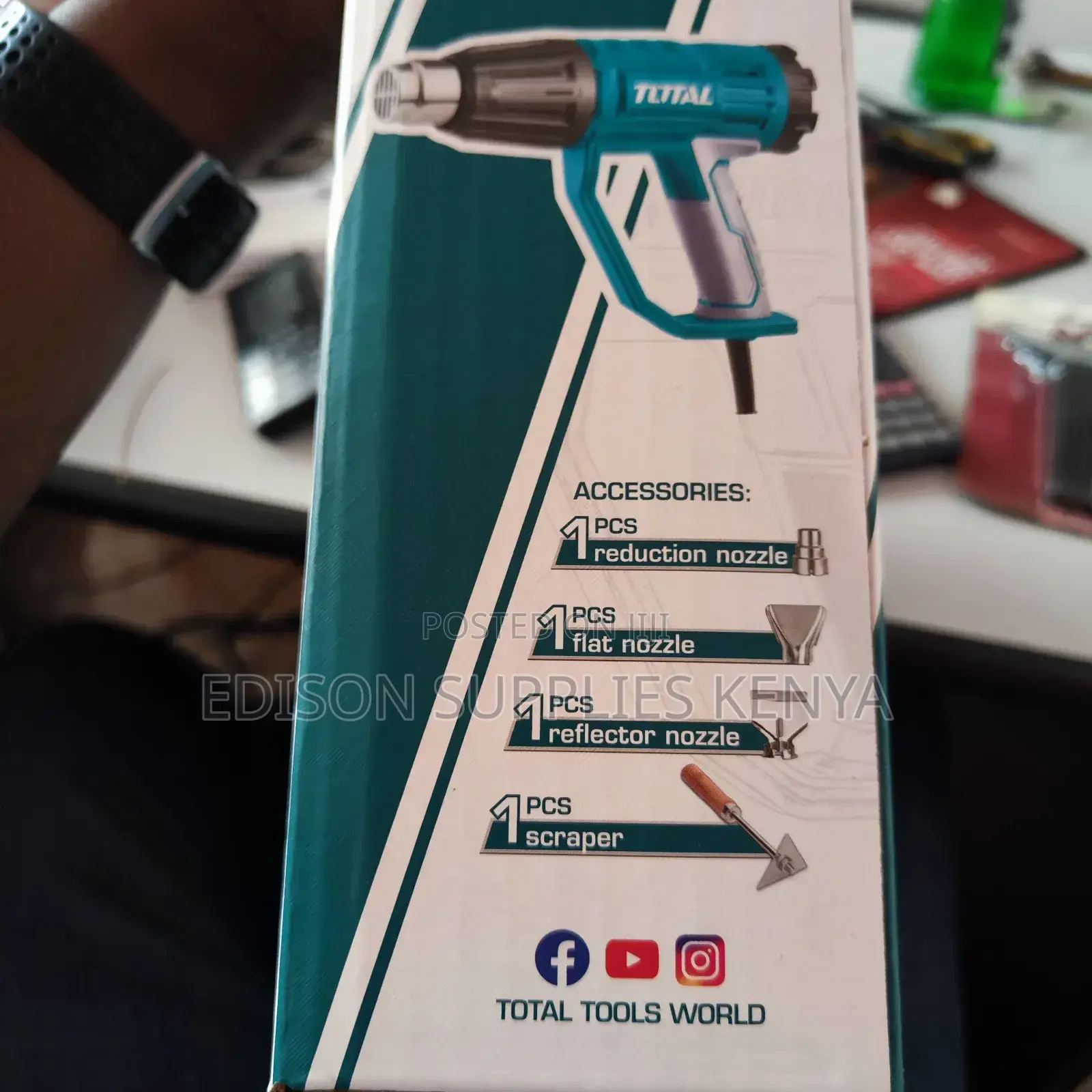 Total Heat Gun Variable Temperature Adjustment Rotating Dial