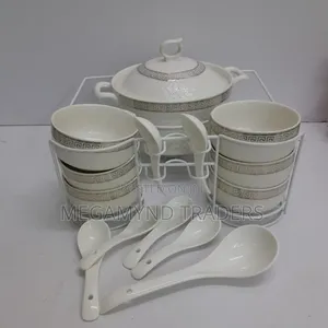 15pc Ceramic Soup Set