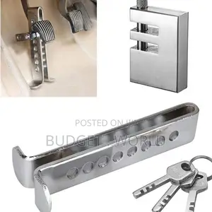 U Shape Rod Security Lock> 8 Hole Brake Clutch Pedal