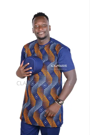 Navy Blue Short Sleeved Suit (Shirt+Trouser+ Cap)