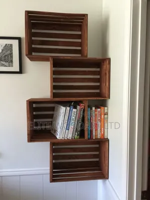 Pallet Authentic Wall Mount Bookshelf