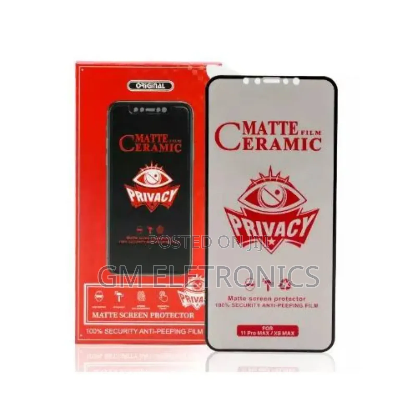 Full Cover PRIVACY Flexible Ceramic MATTE Screen Protector