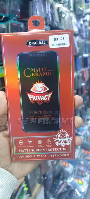 Full Cover PRIVACY Flexible Ceramic MATTE Screen Protector