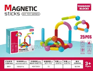 25 Pcs Magnetic Sticks Set