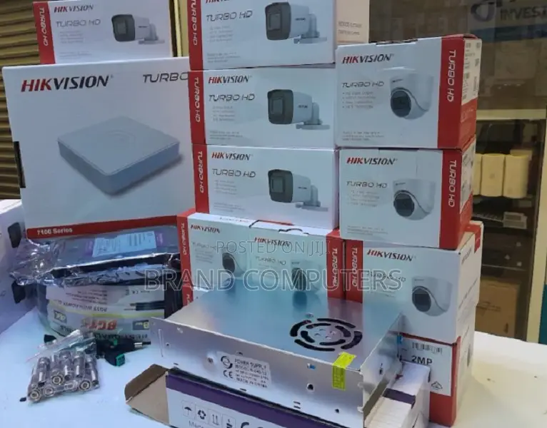 Hikvision 4 CCTV CAMERA FULL Set Kit With Night Vision