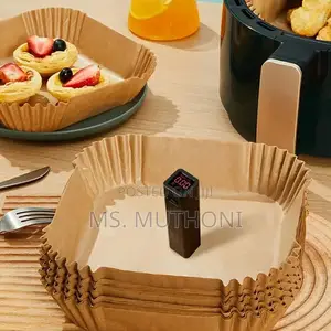 100pcs Disposable Square Air Fryer Paper Liners