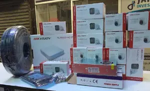 Set of 4 Hikvision CCTV Cameras Full Package Kit Hikvision