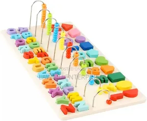 Wooden Montessori Abacus Set