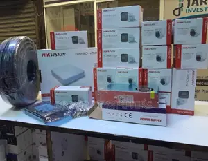 4 Camera Set 2MP Cameras Complete CCTV Kit for Hikvision
