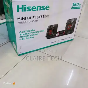 Hisense HA450M Mini Hifi System - Black