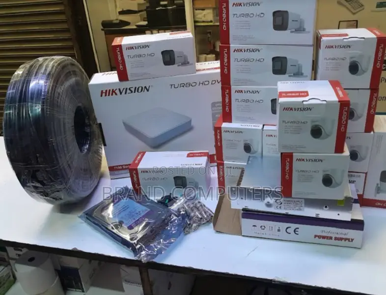 4 Channel DVR CCTV Camera Full KIT 1080P HD Set