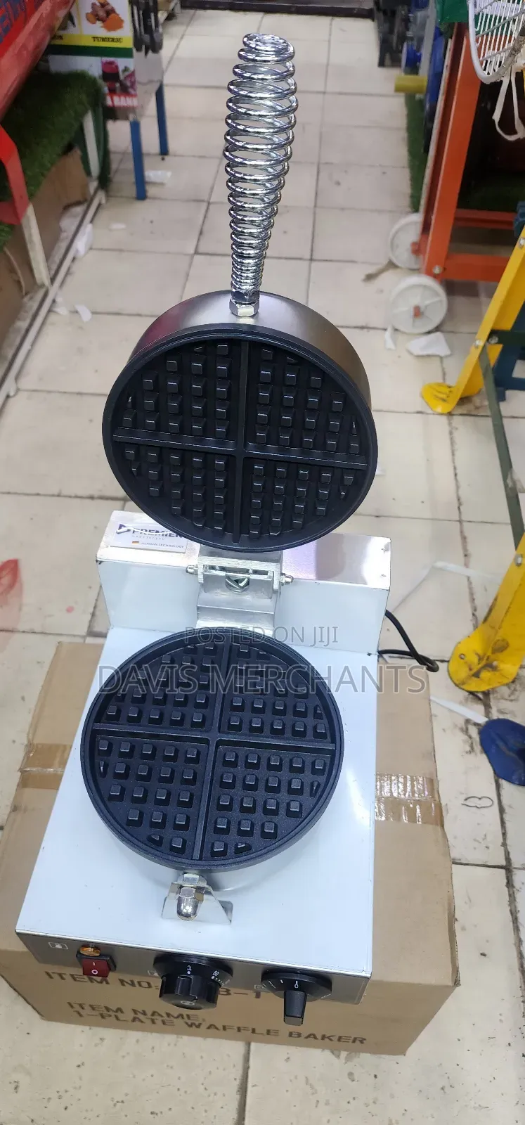 Single Plate Commercial Waffle Maker