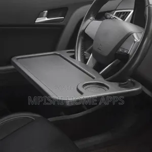 Wooden Steering Wheel Table