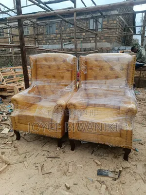Pedicure Seats or King Chairs, 2 Pieces Gold.