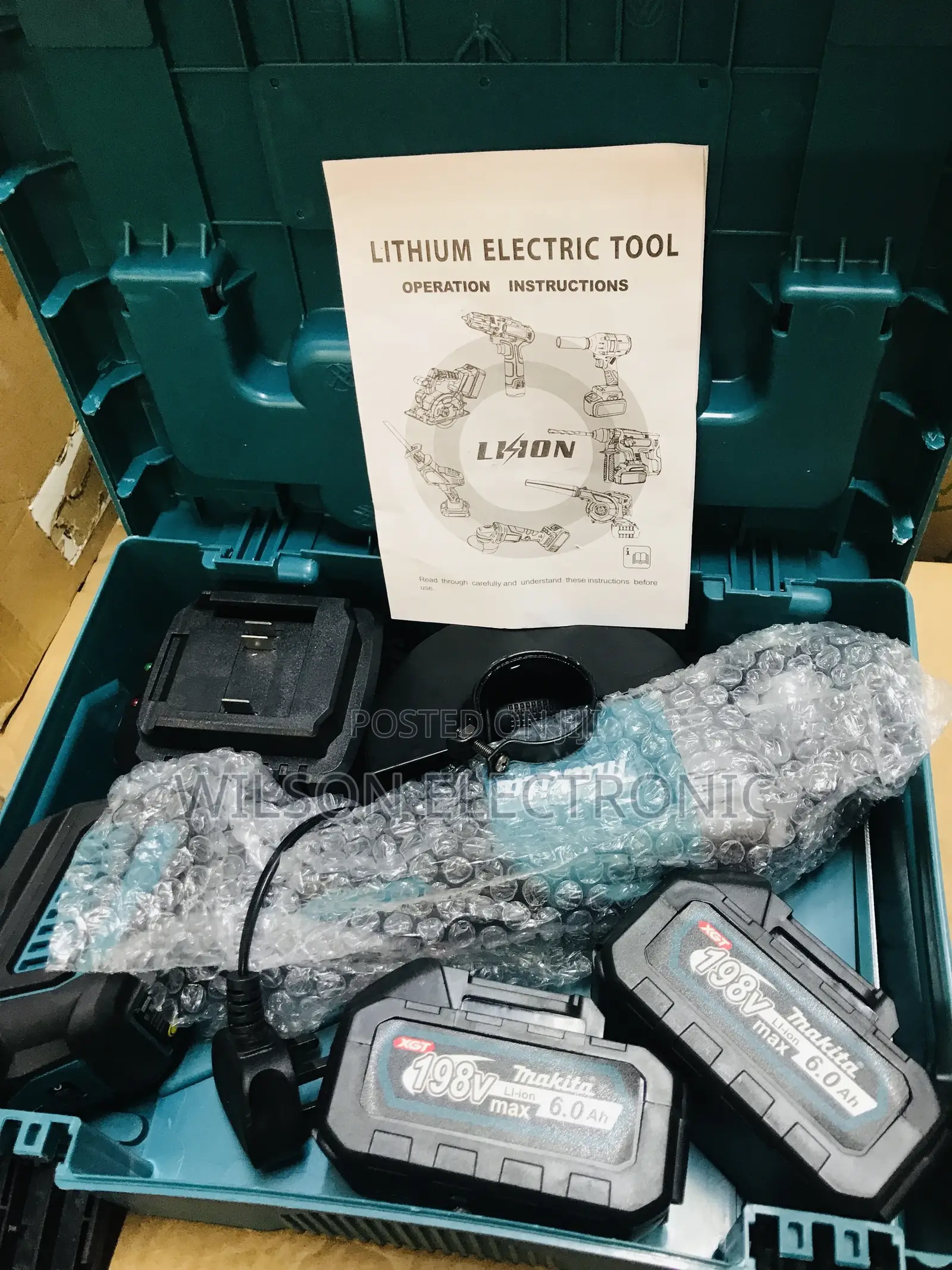 Makita Cordless Grinder. 198v