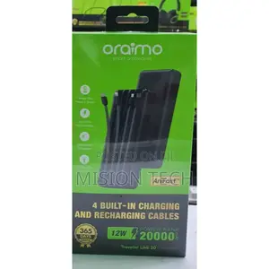 Oraimo PB-P5201 20,000mah Power Banks With Built in Cables