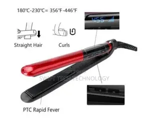 2 in 1 Flat Iron Hair Straightener