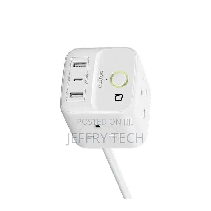 Oraimo Powerhub 2 1.5m 6-in-1 Power Cube
