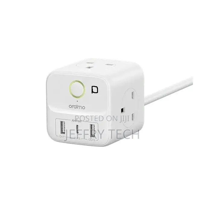 Oraimo Powerhub 2 1.5m 6-in-1 Power Cube