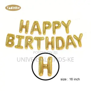 Stylish Happy Birthday Aluminium Foil Balloon