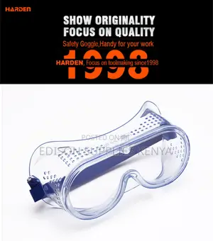 Safety Goggles Harden Clear Safety Googles Wt Strap Glasses