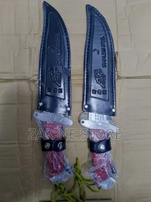 Durable Stainless Steel Knife for Heavy Duty, Camping, Kitch
