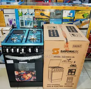 Sayona 50*50cm 3+1 Standing Cooker With Electric Oven