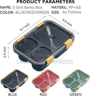 3 Grid Bento Box