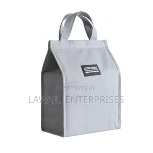 Grey Bento Fashion Insulated Lunch Bag