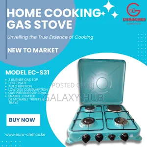 Eurochef 3+1 Table Top Auto Ignation Cooker